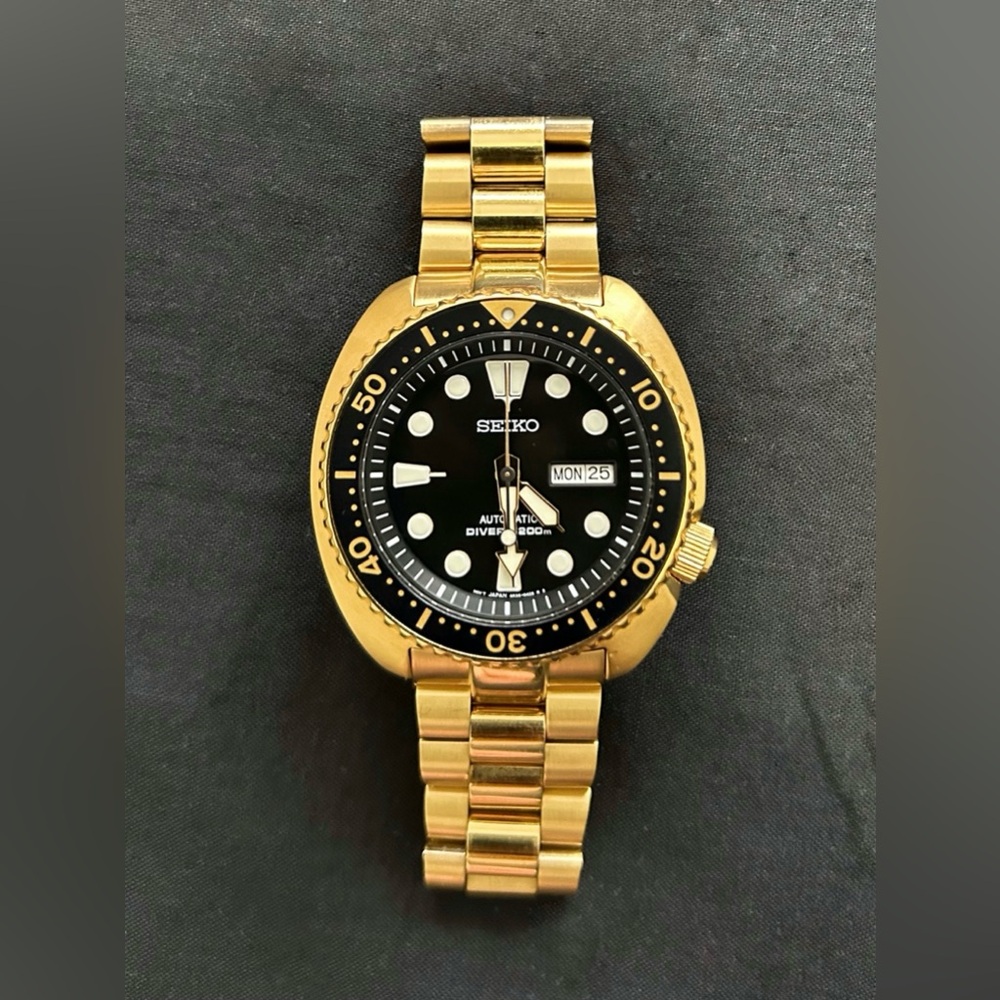 Seiko Gold Turtle Authentic